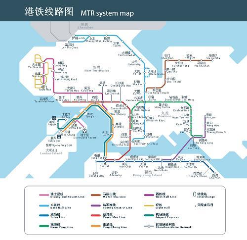 香港最新地铁线路图,香港最新地铁线路图概览